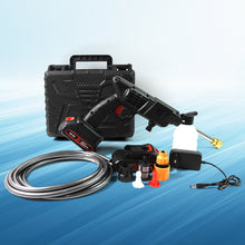 Double Battery 18.5V Rechargeable Electric, Car Washer Gun (1 Set) - justgrabit.in | Just Grab It