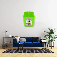 2 - Section Multipurpose Wall Holder – Mobile, Remote & Makeup Brush Storage (1 Pc) - Justgrabit Inc.