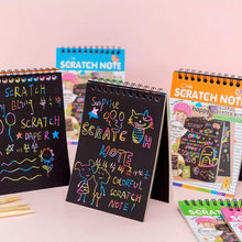 Crafts Rainbow Art Scratch Paper Book (10 Pages, Pack of 1) - justgrabit.in | Just Grab It
