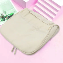 Travel Wash Bag Multi - Functional Waterproof Cosmetic Storage Bag Handheld Foldable Hook Cosmetic Bag with Zipper Closure Handbag Portable Classification Bags (1Pc) - Justgrabit Inc.