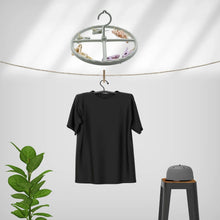 Clothespin Rack Laundry Drying Rack, Clothes Hangers with 8 Clips, Clip Hanger Drip Hanger for Drying Underwear, Baby Clothes, Socks, Bras, Towel, Cloth Diapers, Gloves - justgrabit.in | Just Grab It