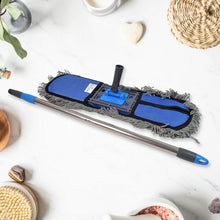 Wet and Dry Cotton Pad Floor Mop with Long Aluminium Handle (1 Pc / Large) - justgrabit.in | Just Grab It