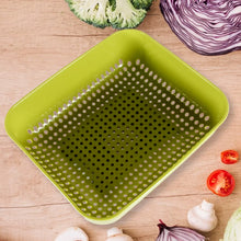 Multipurpose Small Plastic Kitchen Basket, Vegetables and Fruits Washing, Basket (20x17 Cm) - Justgrabit Inc.