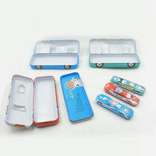Car - Shaped Metal Compass Box (1 Pc): Pencil Case for Kids, Stationery - Justgrabit Inc.
