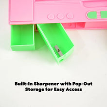 Multi Purpose Gadget Jumbo Pencil Box Compass Jumbo 2 Side Slot Geometry Box Compass Use School , Traveling & Studio - justgrabit.in | Just Grab It