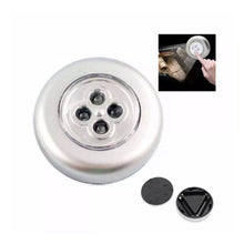 4 LED Battery - Powered Wireless Night Light Stick Tap Touch Lamp - justgrabit.in | Just Grab It