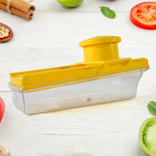 Big Multipurpose Vegetable and Fruit Slicer (Yellow / 1 Pc) - Justgrabit Inc.
