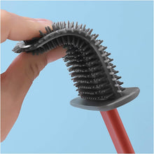 Silicone Toilet Brush with Holder (Without Box) - justgrabit.in | Just Grab It