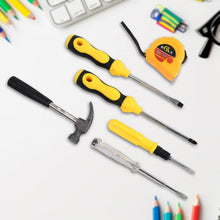 6 in 1 Hand Tool Kit Repair Home Screwdrivers Tool Kit with Tools Including Daily - justgrabit.in | Just Grab It