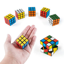 Plastic Fancy 3x3 Small Cube Puzzles Game - 2 Pieces (Multicolour) - Justgrabit Inc.