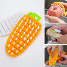 Vegetable Scrubbing Brush, Vegetable Scrubber Non‑Toxic Fruit Brush Carrot Shape Vegetable Brush for Potato for Vegetable - Justgrabit Inc.