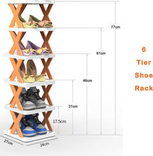 6 Layer Foldable Shoe Rack, Portable Storage Organizer for Home & Office - justgrabit.in | Just Grab It