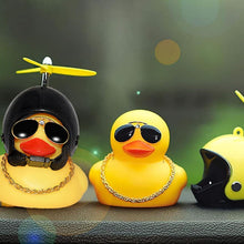 Beautiful Duck Car Ornaments Duck Bicycle Bell Propeller Helmet (1 Pc / Mix Design) - justgrabit.in | Just Grab It