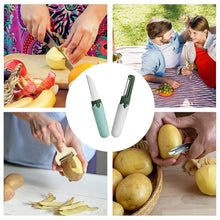 2 - in - 1 Multifunctional Knife & Sawtooth Peeler for Fruits and Vegetables - Justgrabit Inc.