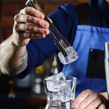 Stainless Steel Tong Lifting Ice Cubes, Sugar Cubes | Serving Tongs (13 Cm / 1 Pc) - justgrabit.in | Just Grab It