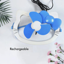 USB Mini Fan: Cute, Quiet & Portable Desk Buddy (Battery Not Included) - Justgrabit Inc.