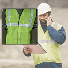Green Safety Jacket for Construction Protection - Justgrabit Inc.