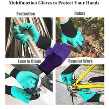 Garden Farming Gloves With Hand Fingertips & Plastic Claws (1 Pair) - Justgrabit Inc.