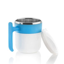 Stainless Steel Insulated Coffee/Tea Mug with Lid – Double Wall Hot Beverage Travel Cup, Milk Mug for Office & Home Use (1 Pc) - Justgrabit Inc.