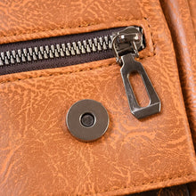 Premium Faux Leather Multipurpose Messenger Briefcase with Shoulder Strap (1 Pc) - Justgrabit Inc.