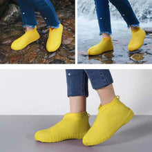 Non - Slip Silicone Rain Reusable Anti skid Waterproof Fordable Boot Shoe Cover (Extra Large Size (XL)/ 1 Pair / Mix Color) - Justgrabit Inc.