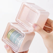 Durable Transparent Tape Storage Box – Plastic Office Organizer - Justgrabit Inc.