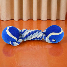 Durable Cotton Rope Dog Toy Two - Way Ball Design (1 Pc) - justgrabit.in | Just Grab It