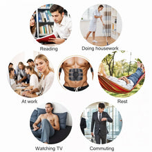 Wireless 6 - Pack Abs Stimulator – Rechargeable Vibrating Muscle Exerciser & Body Massager for Abdominal Training - Justgrabit Inc.