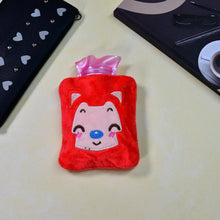 Pink Cat small Hot Water Bag with Cover for Pain Relief, Neck, Shoulder Pain and Hand, Feet Warmer, Menstrual Cramps. - Justgrabit Inc.