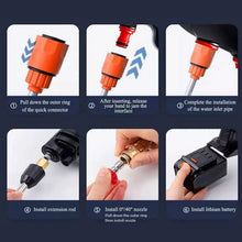48V Car washing Kit, Portable Pressure Washer with, Rechargeable | Cordless Pressure Washer Gun | Handheld Pressure Washer for Car | Car Washer Gun (Type 1 - Single Battery) - Justgrabit Inc.