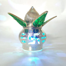 Gold Plated Eco - Friendly LED Kalash for Pooja Mandir, Ganesh (1 Pc / Multicolor LED) - justgrabit.in | Just Grab It