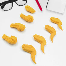 Cute Chicken Wing & Leg Erasers for Kids & Students (8 Pc Set) - Justgrabit Inc.