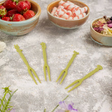 Plastic Fruit Forks Cake Dessert Forks Mini Forks (50 Pcs Set) - Justgrabit Inc.
