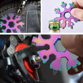 Durable & Portable 18 - in - 1 Snowflake Multi - Tool – Bottle Opener, Screwdriver & Wrench Kit - Justgrabit Inc.
