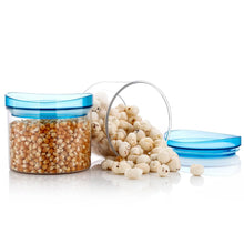 Air Tight & Unbreakable Kitchen Jar Set Food Storage Containers for Dry Fruits, Spices, Snacks, Pulses (2 Pcs Set) - Justgrabit Inc.