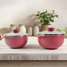 Apex Premium Plastic Serving Bowl Set with Lids (2 Pc) - Justgrabit Inc.