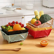 Flexi fold Storage Basket Box with Holes Ventilated Design (23×20 Cm / 1 Pc) - justgrabit.in | Just Grab It