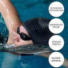 Knx Premium Silicone Waterproof Swimming Cap (1 Pc) - Justgrabit Inc.