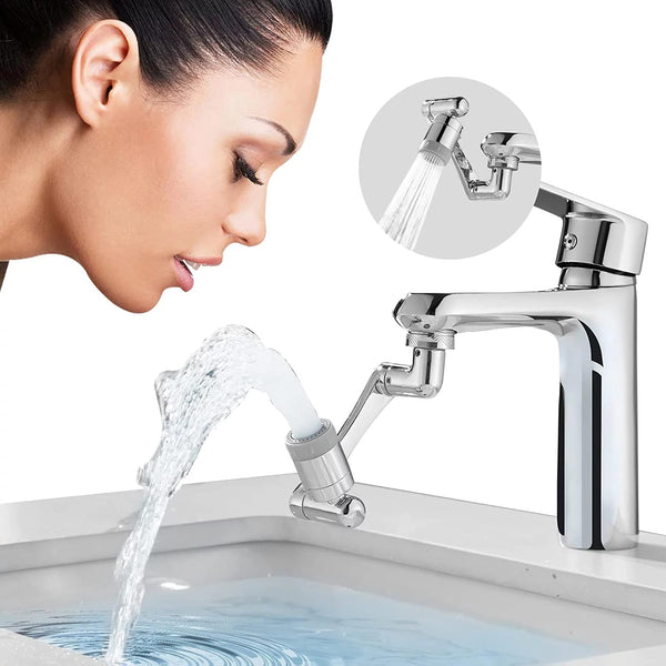 Flexible Faucet Splash Head Extender Aerator, Universal Splash Filter (1 Set) - justgrabit.in | Just Grab It
