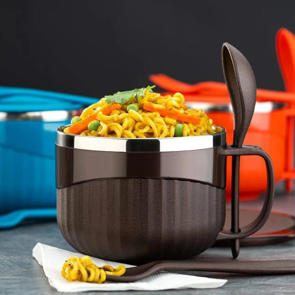 Home Chef Tangy Twist Insulated Lunch Bowl (Approx 650ML & 1 Pc) - Justgrabit Inc.