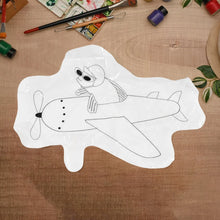 Multicolour colour - your - own inflatable animals With 6pcs Colored Pen Markers (1 Set) - Justgrabit Inc.