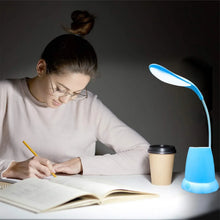 Desk Lamp with Pen Holder Table Lamp with Pencil Stand for Home Office - Justgrabit Inc.