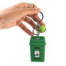 Trash Can Keychain Recycle Can Keyring Novelty Keychain Garbage Classification keyholder for and Adults - Justgrabit Inc.