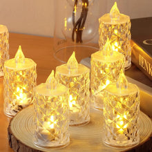 LED Crystal Effect Flameless Candle Light Set (5 Pc) - Justgrabit Inc.