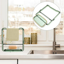 2 - in - 1 Self - Adhesive Towel Hanger & Soap Holder Stand (1 Pc) - Justgrabit Inc.