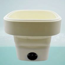 Folding Washing Machine, Mini Portable Washing Machine, Deep Cleaning Half Automatic Washt, Mini Foldable Washing Machine, Suitable For Socks, Underwear, Baby Clothes - Justgrabit Inc.