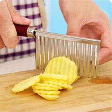 Stainless Steel Crinkle Cutter Knife for Salad and Vegetables - justgrabit.in | Just Grab It