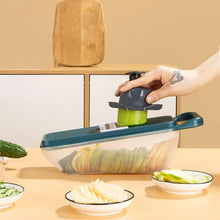 Multifunctional Vegetable Slicer Cutter Onion and Potato Slicer cutter with 6blades and 1 peeler - Justgrabit Inc.