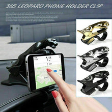 Jaguar Leopard Shape Plastic Phone Clip, Mobile Phone Holder For Car Use - justgrabit.in | Just Grab It