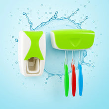 Toothpaste Dispenser & Tooth Brush with Toothbrush - justgrabit.in | Just Grab It